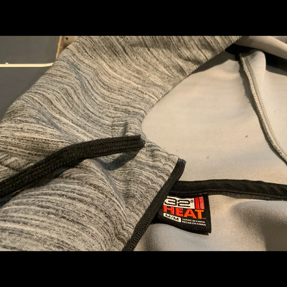 Striped Fleece Hoodie